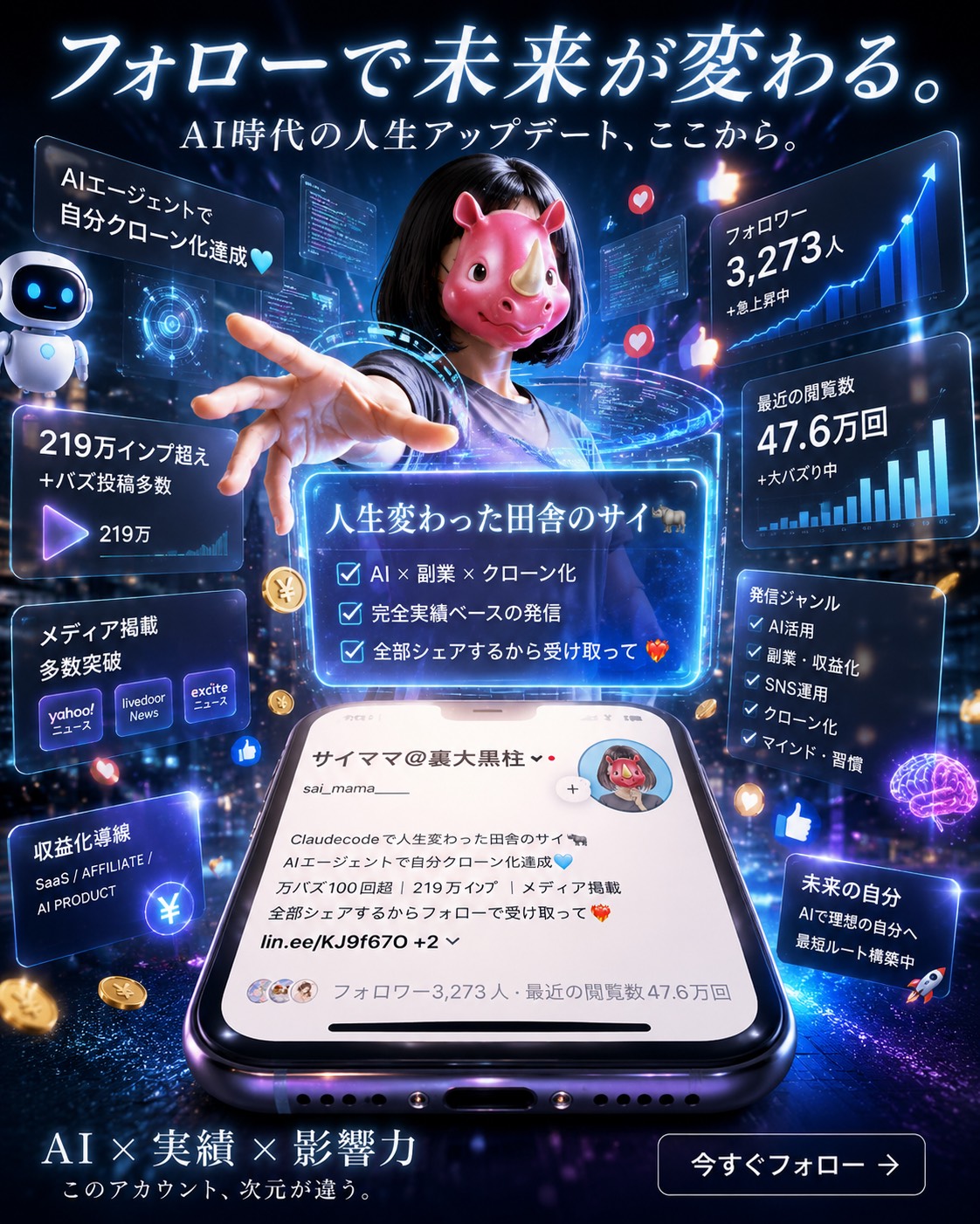 サイママ — AI時代の人生アップデート、ここから